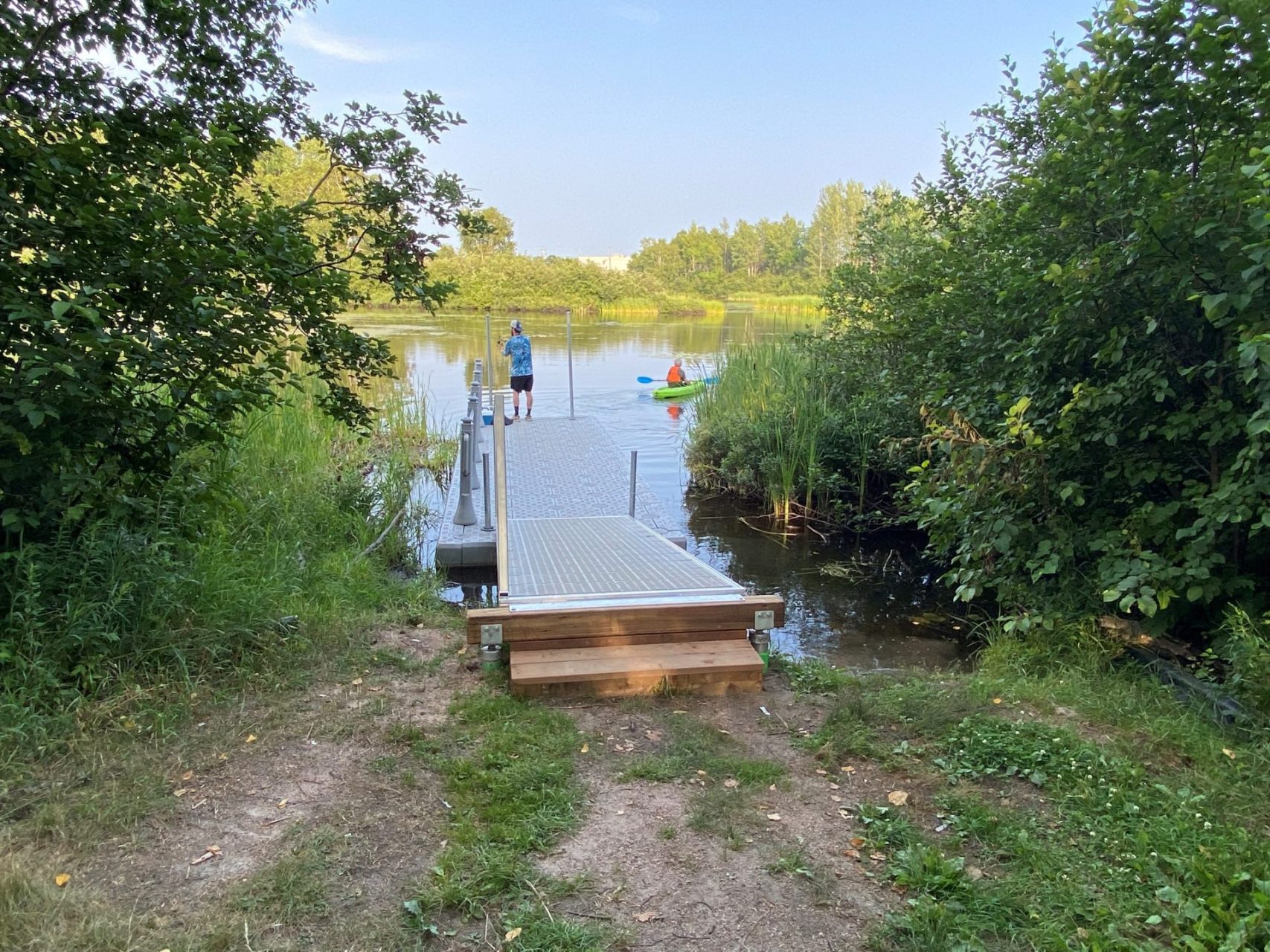 Mise à l’eau à la rivière Amédée