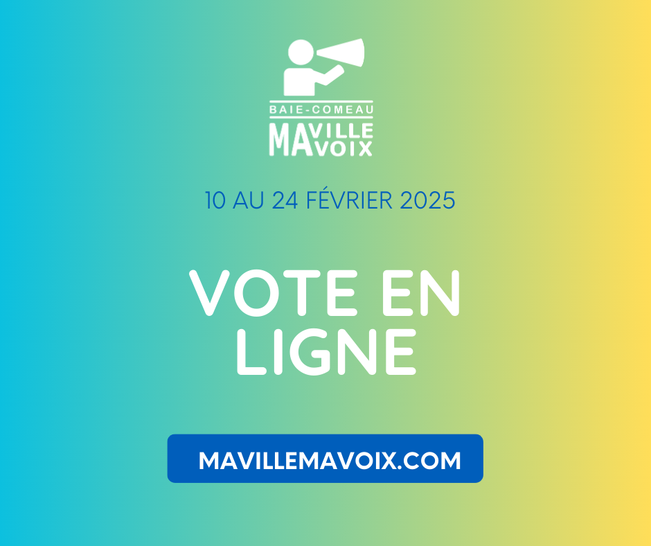 Invitation à voter – Démarche Ma Ville Ma Voix